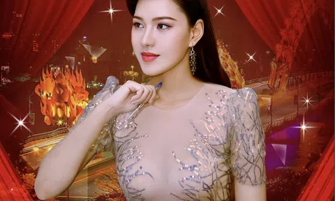 Hoa hậu Trúc Vũ có mặt tại đêm Chung kết Hoa hậu Doanh nhân Việt Nam 2023